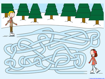 Winter Mazes for Kids (2)