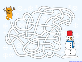 Winter Mazes for Kids (4)