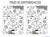 Find the Differences in the Picture WINTER Edition (6)