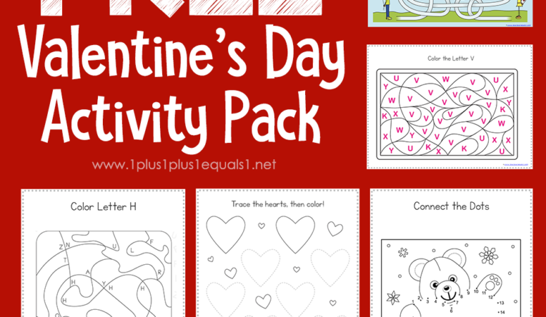 Valentine’s Day Printable Activity Pack