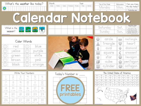 Free-Daily-Calendar-Notebook-Printab
