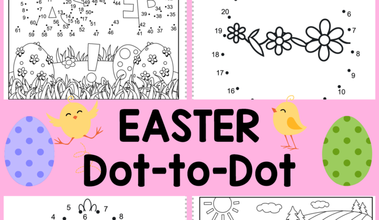 Easter Dot-to-Dot Printables