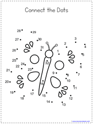 Spring Dot To Dot Printables 1 1 1 1