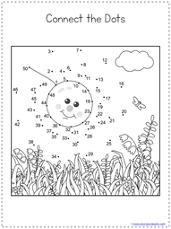 spring dot to dot printables 1 1 1 1