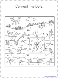 Spring Dot To Dot Printables 1 1 1 1