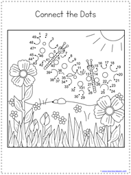 Spring Dot to Dot Printables (6)