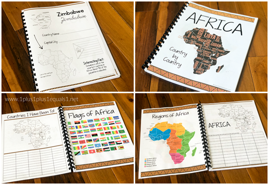 AFRICA Country by Country Notebook