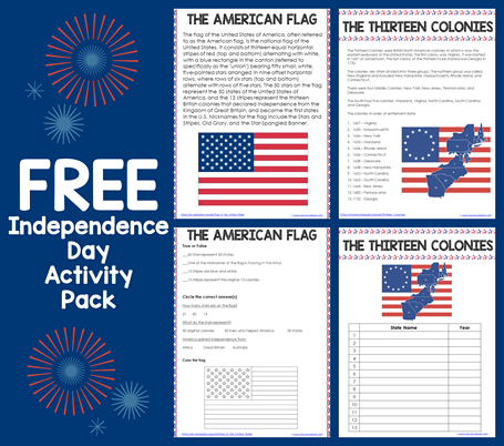 Independence Day Activity Pack