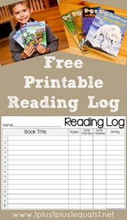 Free Printable Reading Log
