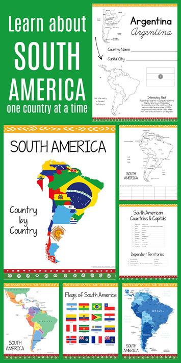 South America Country by Country Geography Curriculum