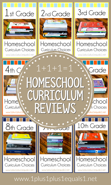 Homeschool Curriculum Choices and Reviews from 1 1 1=1