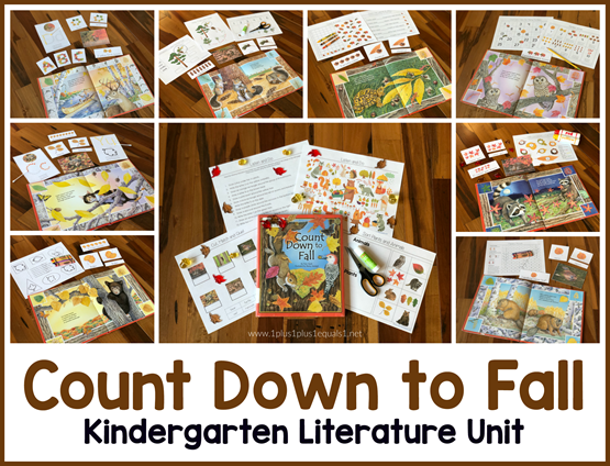 Kindergarten Literature Unit Count Down to Fall