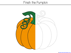 Pumpkin Kindergarten Literature Unit Printables (11)