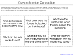 Pumpkin Kindergarten Literature Unit Printables (29)