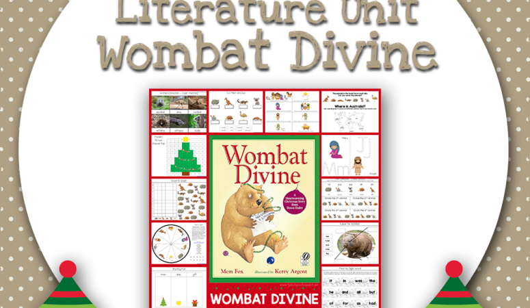 Wombat Divine Christmas Kindergarten Literature Unit