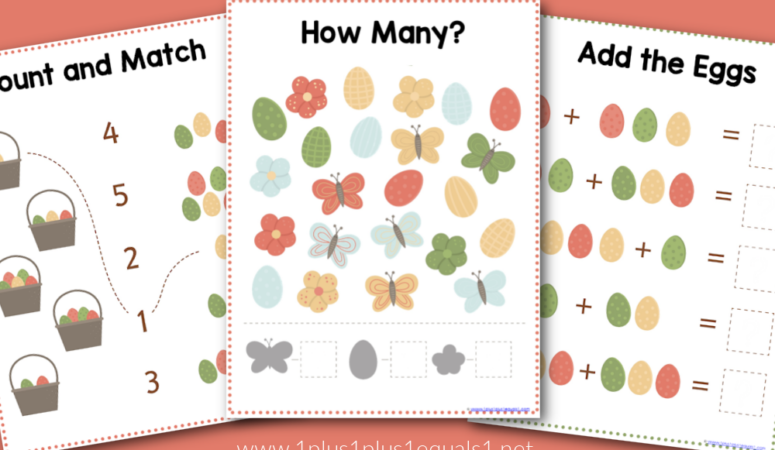 Easter Worksheets for Kids