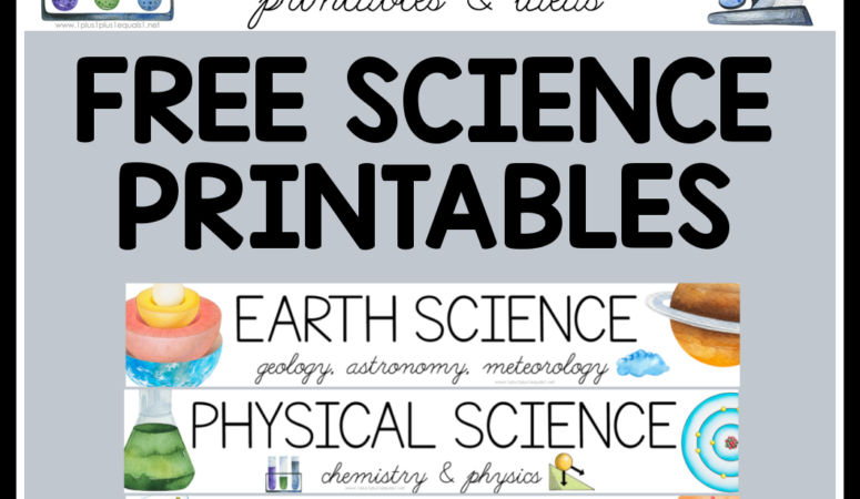 Free Science Printables