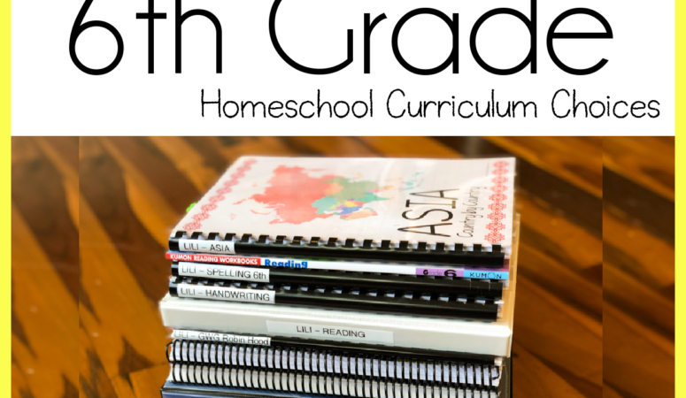 6th Grade Homeschool Curriculum Choices, Round 2