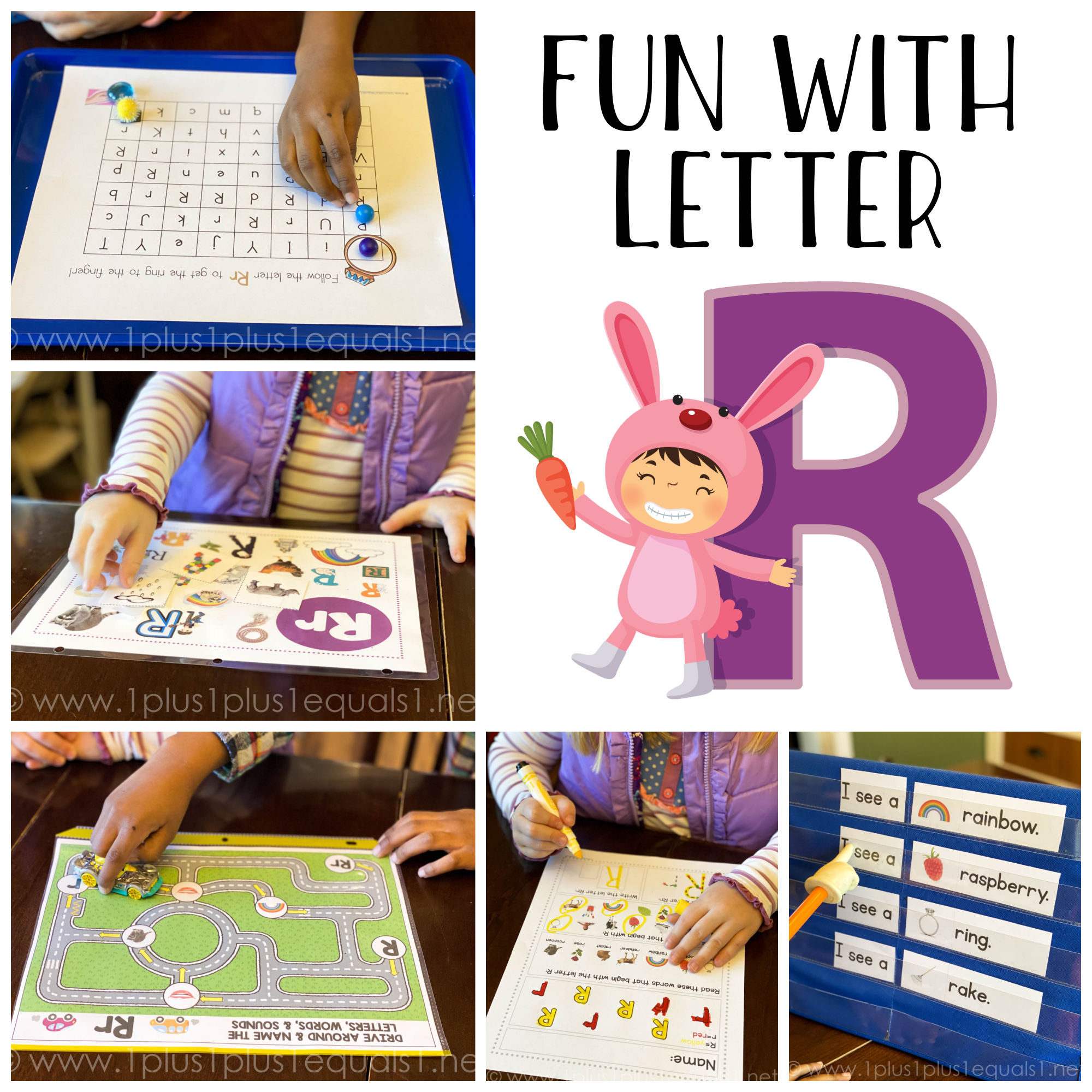 Kindergarten at Home ~ Letter R, Reading, Math, & More!