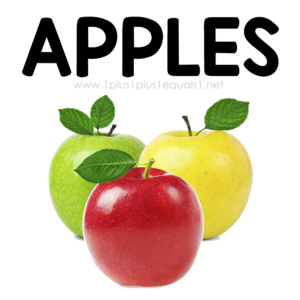 Apple 3-Part Printables and Boom Cards - 1+1+1=1
