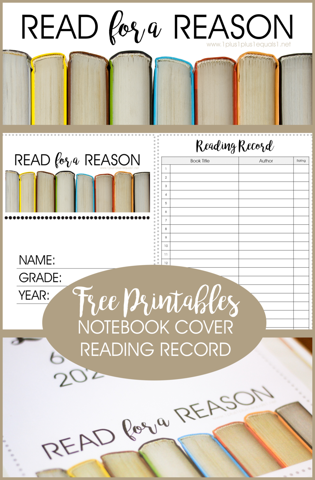 Refugee Book Printables - 1+1+1=1
