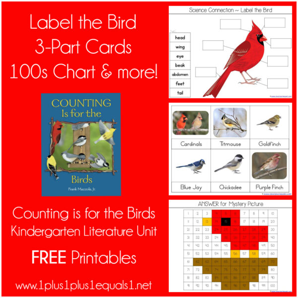 Kindergarten Literature Units - 1+1+1=1