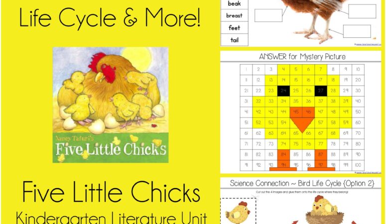Five Little Chicks Kindergarten Literature Unit in Action