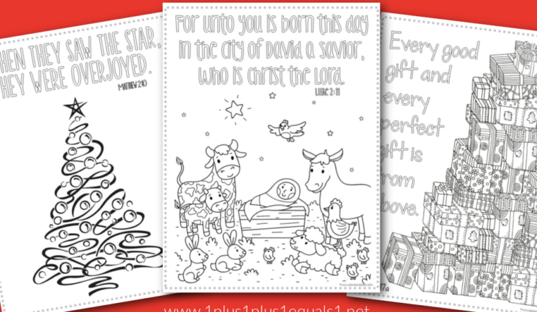 Christmas Bible Verse Coloring Pages