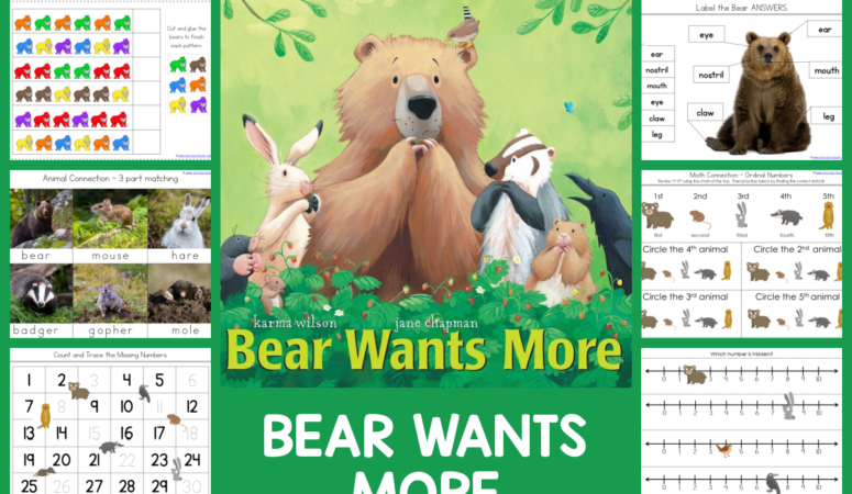 Bear Wants More Kindergarten Literature Unit