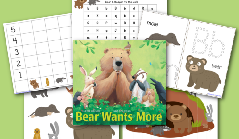 Bear Wants More – Free Printable Collection