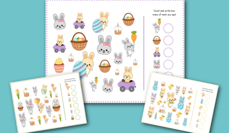 Free Easter Printables for Kids – I Spy
